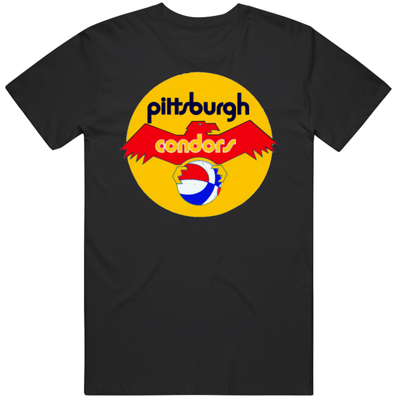 Cool ABA Pittsburgh Condors Retro Basketball T Shirt