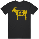 Mario Lemieux Pittsburgh Hockey Fan Goat Distressed T Shirt