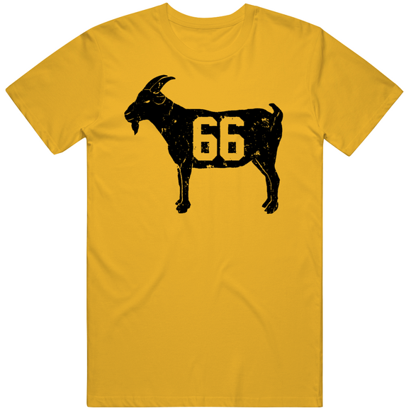 Mario Lemieux Pittsburgh Hockey Fan Goat Distressed V2 T Shirt
