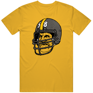 Jack Lambert Lunatic Caricature Pittsburgh Football Fan V2 T Shirt