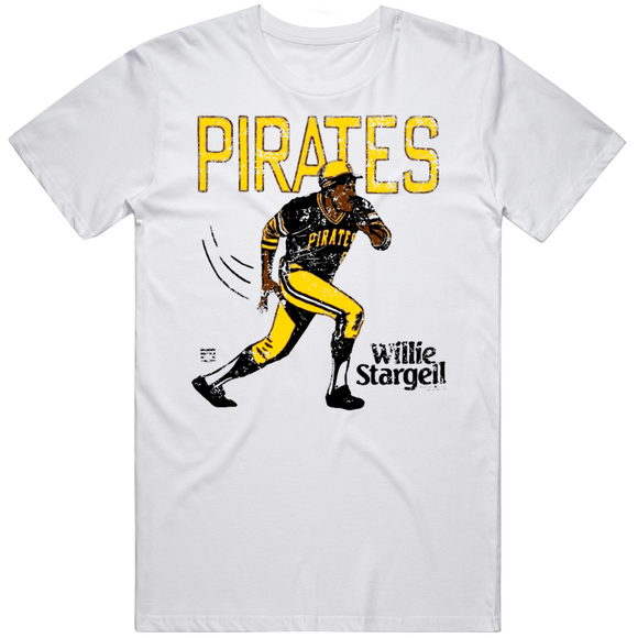 Willie Stargell Pittsburgh Baseball Fan Distressed T Shirt