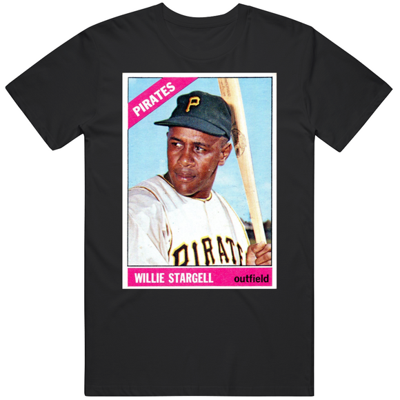 Willie Stargell Baseball Playing Card Pittsburgh Baseball Fan T Shirt