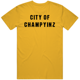 City Of Champyinz Pittsburgh Football Fan V2 T Shirt