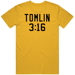 Mike Tomlin 3 16 Pittsburgh Football Fan V2 T Shirt