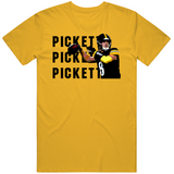 Kenny Pickett Pickett X3 Pittsburgh Football Fan T Shirt