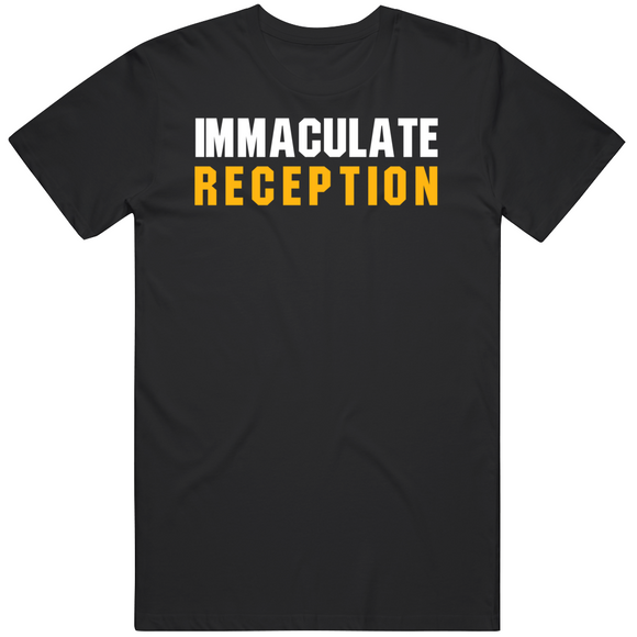Franco Harris Immaculate Reception Pittsburgh Football Fan T Shirt