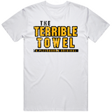 Pittsburgh Terrible Towel Football Fan Distressed T Shirt