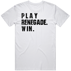Play Renegade Win Pittsburgh Football Fan Distressed V2 T Shirt