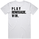 Play Renegade Win Pittsburgh Football Fan Distressed V2 T Shirt