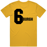 Sixburgh Six Titles Pittsburgh Football Fan V2 T Shirt