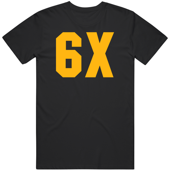6 Championships 6x Pittsburgh Football Fan T Shirt