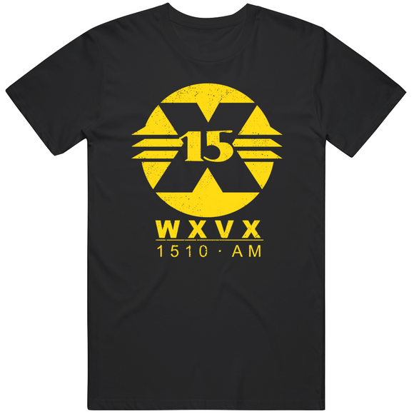WXVX  X15 1510 AM RADIO Cult Pittsburgh Classic Station T Shirt