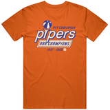 Pittsburgh Pipers 1968 ABA Champions Basketball Fan T Shirt