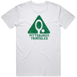 Pittsburgh Triangles Tennis Fan T Shirt
