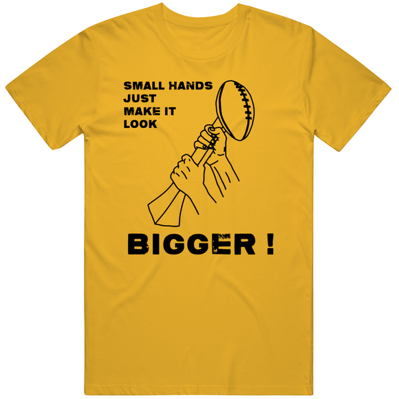 Kenny Pickett Small Hands Bigger Trophy Pittsburgh Football Fan T Shirt