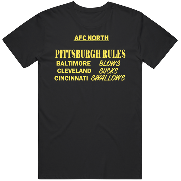Pittsburgh Football Pittsburgh Rules T Shirt