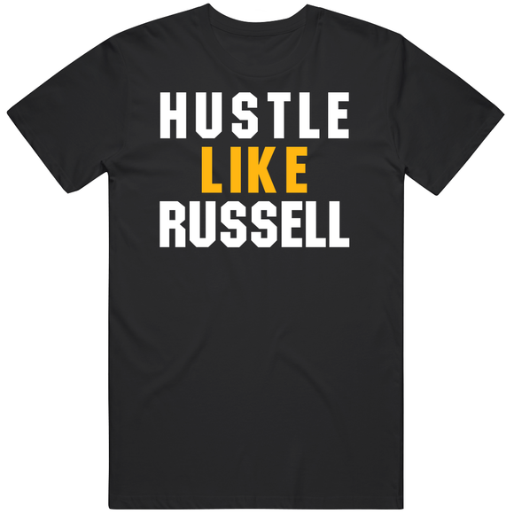 Russell Wilson Hustle Like Russell Pittsburgh Football Fan T Shirt