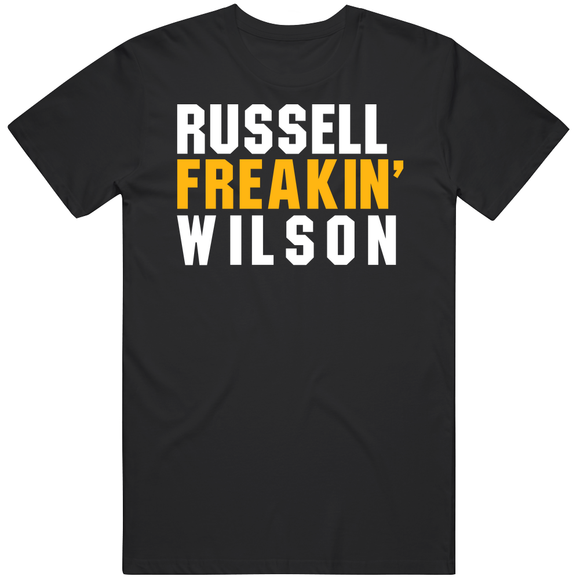 Russell Wilson Freakin Pittsburgh Football Fan T Shirt