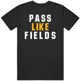 Justin Fields Pass Like Fields Pittsburgh Football Fan T Shirt