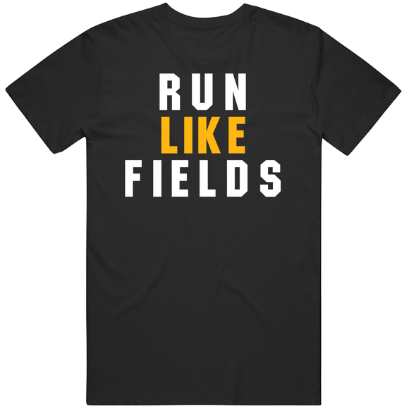 Justin Fields Run Like Fields Pittsburgh Football Fan T Shirt