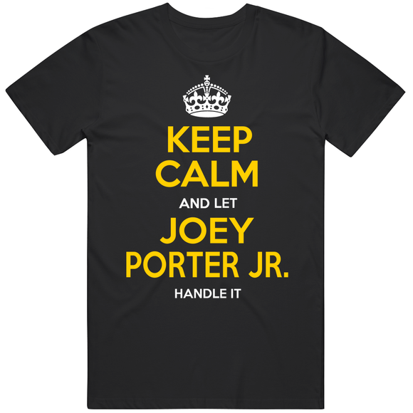 Joey Porter Jr Keep Calm Pittsburgh Football Fan T Shirt