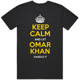 Omar Khan Keep Calm Pittsburgh Football Fan T Shirt