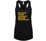 The Steel Curtain Names Pittsburgh 70s Football Fan T Shirt