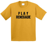 Play Renegade Pittsburgh Football Fan Distressed V2 T Shirt