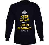 John Marino Keep Calm Pittsburgh Hockey Fan T Shirt