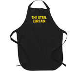 Pittsburgh Football Fan The Steel Curtain Distressed T Shirt