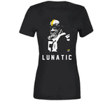 Jack Lambert Lunatic Pittsburgh Football Fan T Shirt