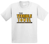 Pittsburgh Terrible Towel Football Fan Distressed T Shirt
