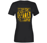Straight Outta Pittsburgh Football Fan T Shirt