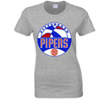 Cool ABA Pittsburgh Pipers Retro Basketball T Shirt