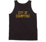 City Of Champyinz Pittsburgh Baseball Fan Distressed T Shirt