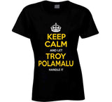 Troy Polamalu Keep Calm Pittsburgh Football Fan T Shirt