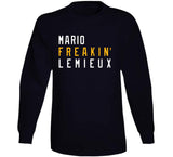 Mario Lemieux Freakin Pittsburgh Hockey Fan T Shirt