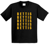 Jerome Bettis X5 Pittsburgh Football Fan T Shirt