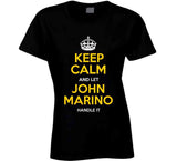 John Marino Keep Calm Pittsburgh Hockey Fan T Shirt