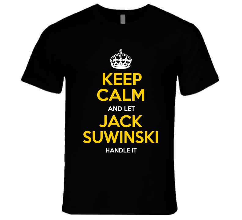 theSteelCityTshirts Jack Suwinski Keep Calm Pittsburgh Baseball Fan T Shirt Premium / Black / 3 X-Large