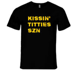 Mitchell Trubisky Kissin Titties Szn Pittsburgh Football Fan T Shirt