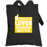 Jerome Bettis This Guy Loves Pittsburgh Football Fan T Shirt