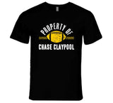 Chase Claypool Property Of Pittsburgh Football Fan T Shirt