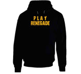 Play Renegade Pittsburgh Football Fan Distressed T Shirt