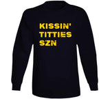 Mitchell Trubisky Kissin Titties Szn Pittsburgh Football Fan T Shirt