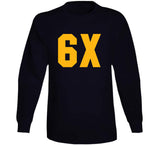 6 Championships 6x Pittsburgh Football Fan T Shirt