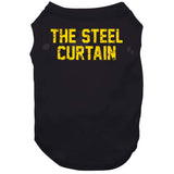 Pittsburgh Football Fan The Steel Curtain Distressed T Shirt