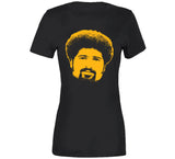 Franco Harris Running Back Big Head Silhouette Pittsburgh Football Fan T Shirt