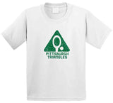 Pittsburgh Triangles Tennis Fan T Shirt