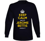 Jerome Bettis Keep Calm Pittsburgh Football Fan T Shirt